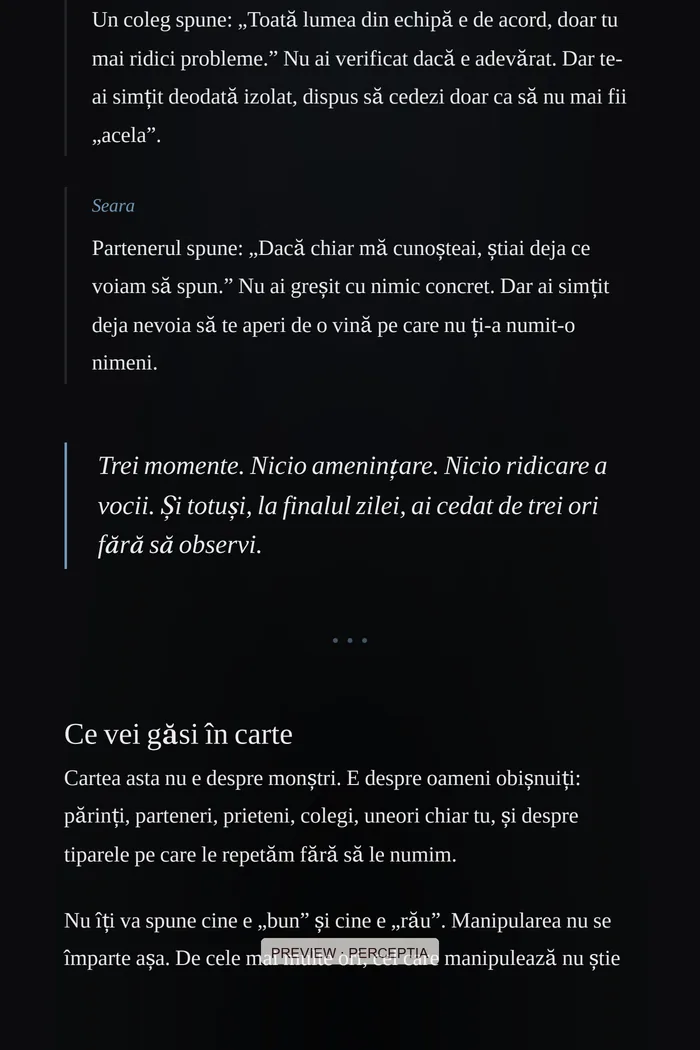Manipularea de lângă tine — Situații din viața de zi cu zi, PDF pagina 7