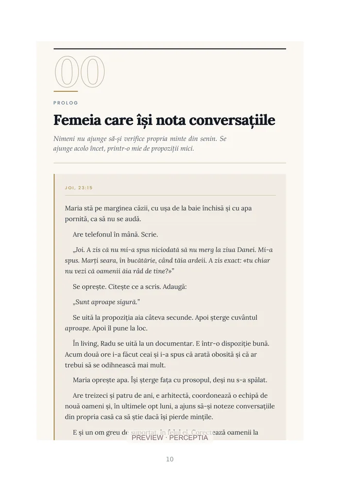 Nu ești prea sensibil(ă) — Femeia care își nota conversațiile, PDF pagina 10